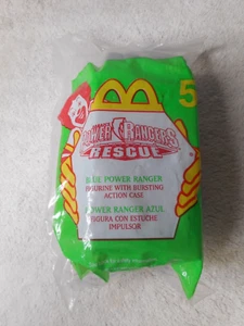 2000 McDonalds Happy Meal Power Rangers Rescue Blue Power Ranger versiegelter Beutel - Bild 1 von 5