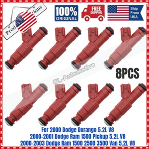 8 inyectores de combustible para 00-03 Dodge Ram 1500 2500 3500 furgoneta 5,2 L V8 #0280156161 - Imagen 1 de 5
