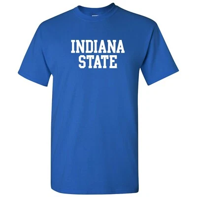 Indiana State Sycamores Basic Block - NCAA SPORTS Team T-Shirt - Royal - Image 1 of 4