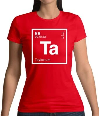 TAYLOR Periodic Element - Womens T-Shirt - Music Tour Gig Eras Love - Image 1 of 4