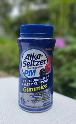Alka Seltzer PM Heartburn Relief Gummies with Sleep Support 54 Count 04/2026 - Image 1 of 2