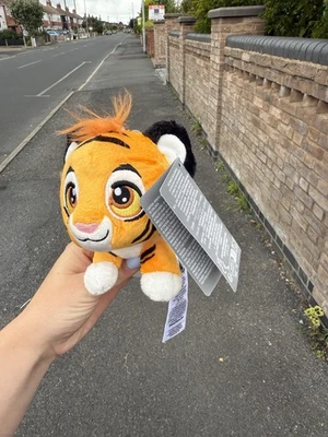 Disney Parks Store Aladdin Princess Jasmine Rajah Cute tiger Plush 13cm soft toy - Image 1 of 3