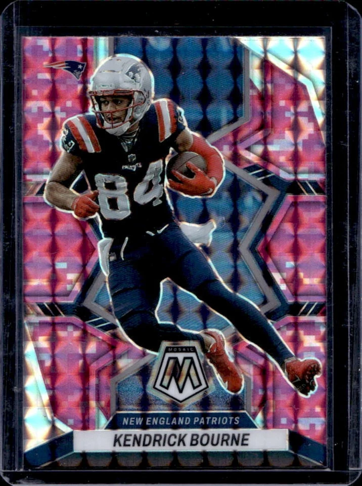 2022 Mosaic Kendrick Bourne Camo Pink #213 Patriots - Image 1 of 2