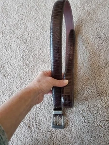 Brighton Braun Ledergürtel Herren 40 - Bild 1 von 6