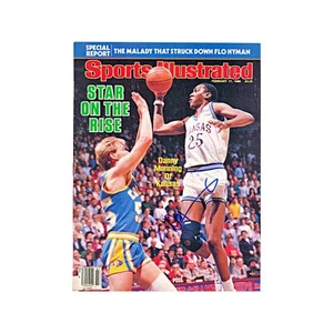 Danny Manning Kansas Autographed Signed February 1986 Sports Illustrated JSA COA - Picture 1 of 3