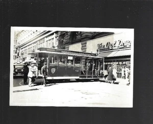CARTOLINA SAN FRANCISCO CALIFORNIA rp anni 20 GUFO FARMACIA FUNIVIA TURNAROUND - Foto 1 di 2