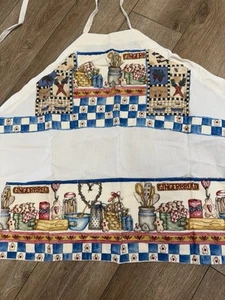Delantal de pan de jengibre de Dianna Marcum para cocinar galletas para hornear de colección HECHO A MANO - Imagen 1 de 10