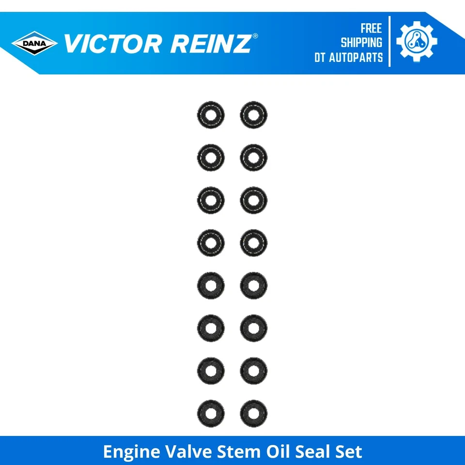 Para 93-94, 96-97 Honda Civic del Sol conjunto de vedação de óleo haste VLV IntkExh Victor R - Imagem 1 de 1
