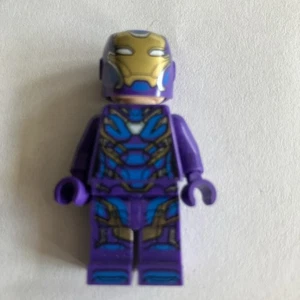 LEGO® Minifigura Superhéroes sh0610 Rescate (Pepper Potts) Armadura Púrpura Oscura - Imagen 1 de 4