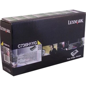 Cartucho de tóner genuino Lexmark C736H1YG amarillo de alto rendimiento del programa de devolución - Imagen 1 de 1
