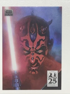 2024 Topps Chrome Star Wars Galaxy The Art Of Darth Maul #AM-1 - Picture 1 of 2