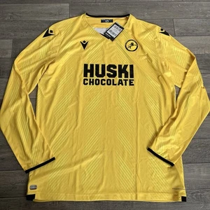 Millwall FC 2019/20 Away Football Shirt Macron 4XL SIZE Mens Long Sleeve - Picture 1 of 13