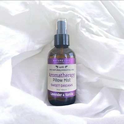 NATURE LOVE SWEET DREAMS AROMATHERAPY LAVENDER & VANILLA PILLOW MIST 4 OZ SPRAY - Image 1 of 2