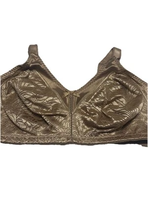 38DD Bali Double Support Spa Closure Wireless Bra 3372 DF3372 Satin Unlined - Image 1 of 4