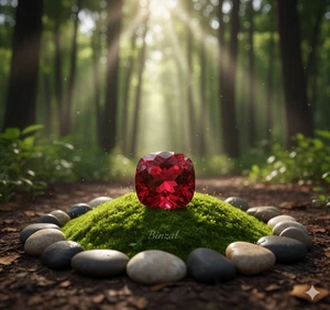 Red Ruby 11.25 Ct Beautiful Natural Cushion Cut Certified Loose Gemstone - Picture 1 of 8