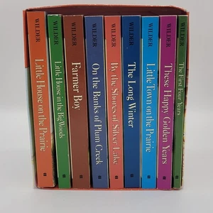 Box Set mit 9 Laura Ingalls Wilder Little House On The Prairie Buchset - Bild 1 von 12