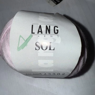 Lang Yarns soft ribbon yarn - SOL - # 109 Pink - 100% Cotton - 50g, 100m - Image 1 of 4