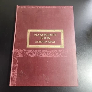 Antique Alberto Jonas Pianoscript Book 1918 Theo Presser Co - Picture 1 of 16