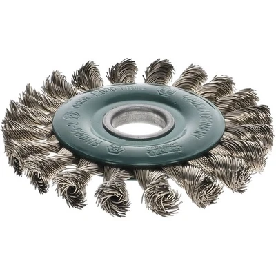 Osborn Drahtbürste für Winkelschleifer ø 125x13mm Stahlbürste rostfrei gezopft - Bild 1 von 3