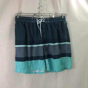 NEW Kailua Surf Swim Trunks Shorts Teal Aqua Drawstring NWT Size 4XL - Picture 1 of 4