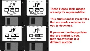 Roland D-20 / D20 Set of synth patches - Electronic Delivery - Picture 1 of 2