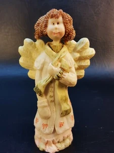 Statuina Angelo con Cuore dell'Amicizia sul retro 5" AG282 - Foto 1 di 8