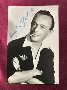 Autografo originale EMILIO SCHUBERTH (†1972)-Stilista-Lollobrigida/Loren/Bergman - Picture 1 of 4