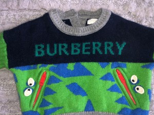 baby burberry jumper