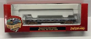 Ertl HO CN Canadian National 50-Ton 40' Flat Car. #652309.  Weathered-New! - Picture 1 of 5