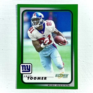 Amani Toomer 2001 Score Green #133 MINT NY Giants Legends Jersey Michigan Nabers - Picture 1 of 2