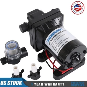 NEW 4008-101-A65 12V For 3.0 GPM RV Revolution 55 PSI With Strainer Water Pump - Picture 1 of 12