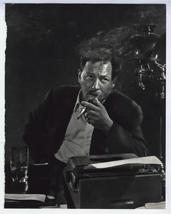 1956 Retrato dramaturgo Tennessee Williams Yousuf Karsh Fotografía 1977 - Imagen 1 de 1