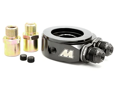 MECH LAB PIASTRA RADIATORE OLIO an10 3/4-16 oil cooler sandwich plate 1/8npt -10AN filtro