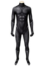 Black Panther Suit T'Challa Costume Cosplay Jumpsuit with mask arrive hot