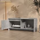 comfy.living22 Concrete Grey TV Unit Cabinet Stand Wooden coffee table Storage