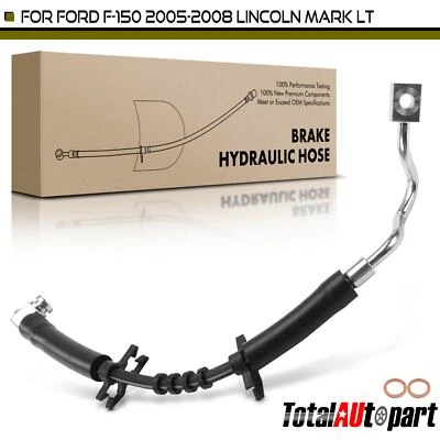 Manguera hidráulica de freno para Ford F-150 2005-2008 Lincoln Mark LT 2006-2008 delantera derecha Foto 1 de 4