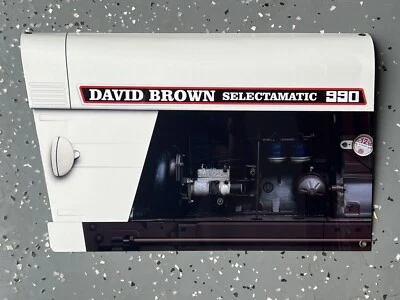 Wow!! Curved  David brown Selectamatic 990 Tractor  Farm 3D Sign Advertising - Image 1 of 4
