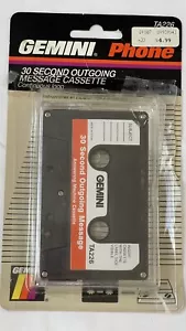 Vintage Gemini Phone Message Cassette 1995 - Picture 1 of 6