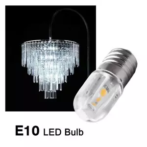 E10 6V 12V LED-Schraubsockel Birne Leuchtmittel Lampe Leuchte Warmweiß DE - Picture 1 of 11