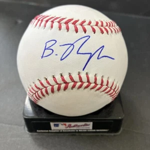BUBBA THOMPSON SIGNED MLB BASEBALL - Picture 1 of 5