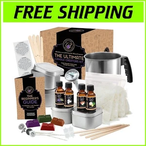 CraftZee Candle Making Kit - Natural Soy Wax, Scents & DIY Tools for Beginners - Picture 1 of 10