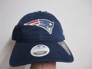 NUEVOS PATRIOTAS DE INGLATERRA NEW ERA 9TWENTY SOMBRERO PARA MUJER (AJUSTABLE) NUEVO CON ETIQUETAS AZUL MARINO LINDO SOMBRERO! - Imagen 1 de 5