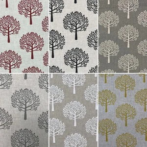 Maulbeerbäume Design Baumwolle reich Leinen Stoff Vorhang & Polsterung 54 Zoll breit - Bild 1 von 19