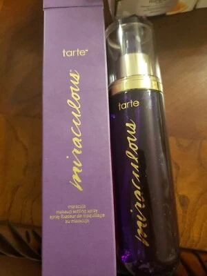 AUTHENTIC NIB Discontinued TARTE MIRACULOUS FULL SIZE Maracuja Setting Spray - Imagem 1 de 4