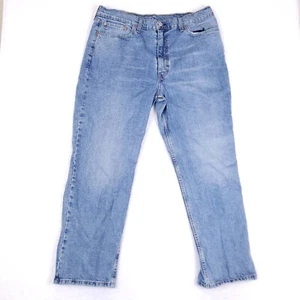 Levis 505 Jeans 40x30 Straight Fit Blue Denim Stretch Classic Everyday Casual - Picture 1 of 12