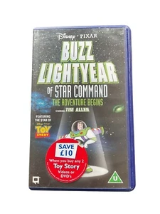 Buzz Lightyear of Star Command: The Adventure Begins VHS - Disney Pixar Video - Picture 1 of 7