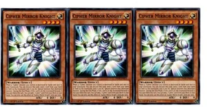 Yugioh- 3X Cipher Mirror Knight - Common - 1st Edition - INOV-EN011 - Near Mint - Imagen 1 de 1