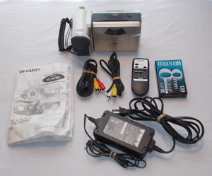 Sharp Viewcam VL-A10U 8mm Video 8 Camcorder W/ Accessories VIDEO of it WORKING - Picture 1 of 13
