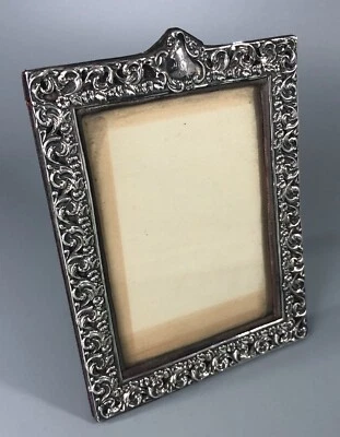 Victorian Silver Photograph Frame SB&S Birmingham 1900 13cm x 10cm FZX - Image 1 of 4