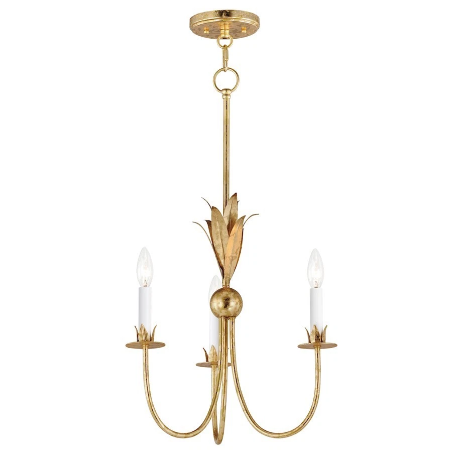 OPEN BOX: Maxim Lighting Paloma 3 Light Mini Pendant, Gold Leaf - 2883 - Image 1 of 1